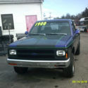 1987 purple Chevrolet S-10 thumbnail