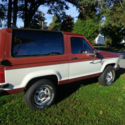 1987 Cream/Red Ford Bronco II thumbnail