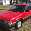1987 Red Honda CRX thumbnail
