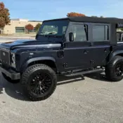 1987 Santorini Black Land Rover Defender thumbnail
