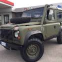 1987 British Military Green Land Rover Defender thumbnail