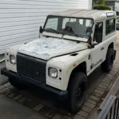 1987 White Land Rover Defender thumbnail
