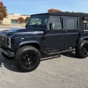 1987 Santorini Black Land Rover Defender thumbnail