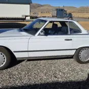 1987 White Mercedes-Benz SL-Class thumbnail
