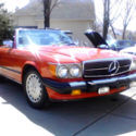 1988 Signal Red Mercedes-Benz SL-Class thumbnail