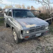 1987 Blue Nissan Pathfinder thumbnail