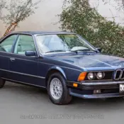 1987 Blue BMW 6-Series thumbnail