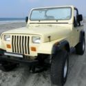 1988 Yellow Jeep Wrangler thumbnail