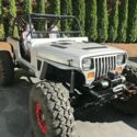 1988 Silver Jeep Wrangler thumbnail