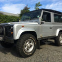 1988 Silver Land Rover Defender thumbnail