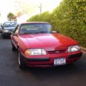 1988 RED Ford Mustang thumbnail