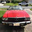 1988 Red Mercedes-Benz 500-Series thumbnail