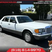 1988 White Mercedes-Benz 500-Series thumbnail