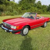 1988 Red Mercedes-Benz SL-Class thumbnail
