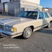 1988 cream Mercury Grand Marquis thumbnail