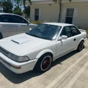 1988 White Toyota Corolla thumbnail