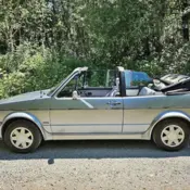 1988 Grey Volkswagen Cabrio thumbnail