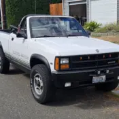 1989 White Dodge Dakota thumbnail
