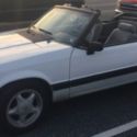 1989 White Ford Mustang thumbnail