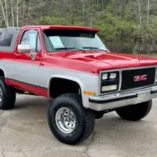 1989 Red/Silver GMC Jimmy thumbnail