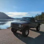 1989 Blue Jeep Comanche thumbnail