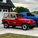 1989 Red Jeep Wrangler thumbnail