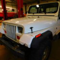 1989 White Jeep Wrangler thumbnail