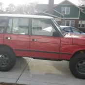 1989 Red Land Rover Range Rover thumbnail