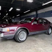 1989 Midnight Red Clearcoat Metallic Lincoln Mark VII thumbnail