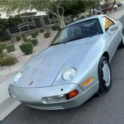 1989 silver Porsche 928S4 thumbnail