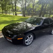 1989 Black Porsche 944 thumbnail