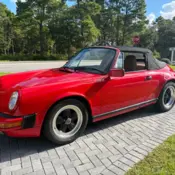 1989 Red Porsche Carrera thumbnail