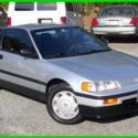 1989 Silver Honda CRX thumbnail