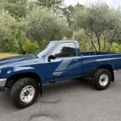 1989 Blue Toyota Pickup thumbnail