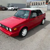 1989 Red Volkswagen Cabriolet thumbnail