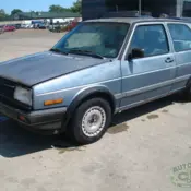 1989 Blue Volkswagen Golf thumbnail