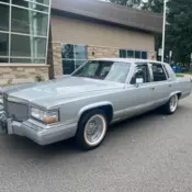 1991 Silver Cadillac Brougham thumbnail