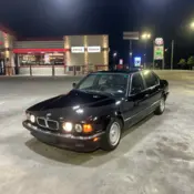 1990 Black BMW 750iL thumbnail