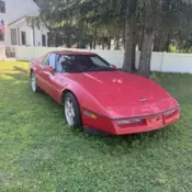 1990 Red Chevrolet Corvette thumbnail