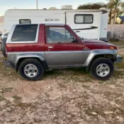 1990 Burgundy Daihatsu Rocky thumbnail