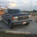 1990 Blue, Silver Ford F-350 thumbnail