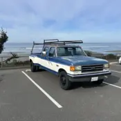 1990 Blue Ford F-350 thumbnail