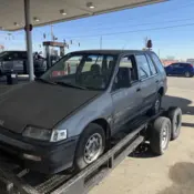 1990 Brown Honda Civic thumbnail