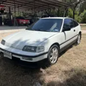 1990 White Honda Civic thumbnail