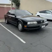1990 Black Infiniti Q45 thumbnail