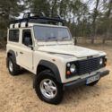 1990 White Land Rover Defender thumbnail