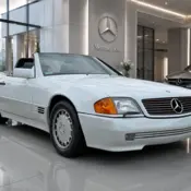 1990 White Mercedes-Benz SL-Class thumbnail