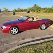 1990 Red Mercedes-Benz SL-Class thumbnail