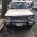 1990 White Mitsubishi Montero thumbnail