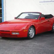 1990 Red Porsche 944 thumbnail